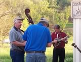 music in front of the Floyd Country Store